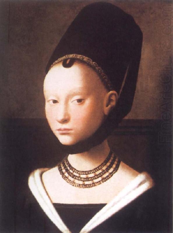 Petrus Christus Portrait of a Young Girl china oil painting image